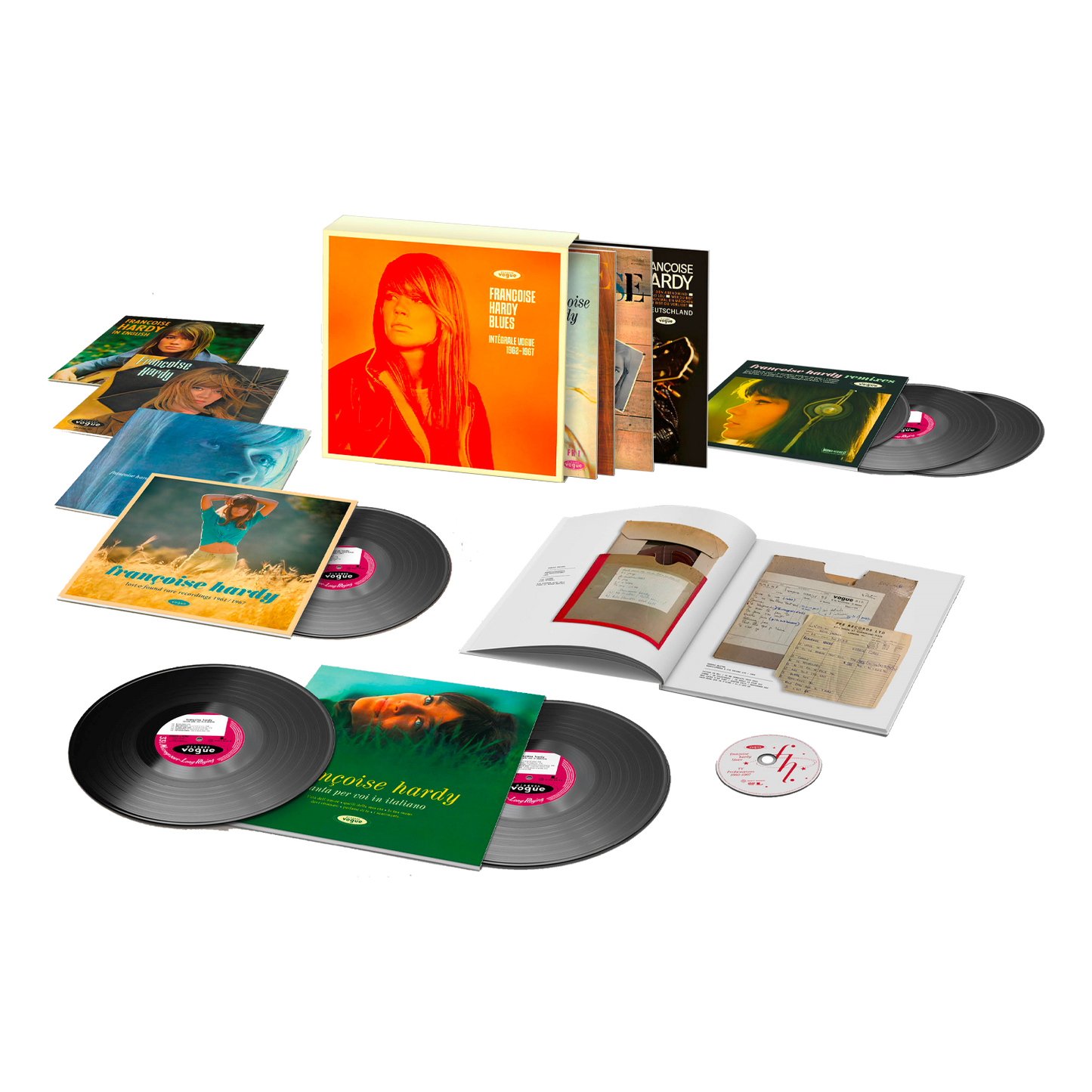 Coffret Françoise Hardy Blues : Intégrale Vogue 1962-1967